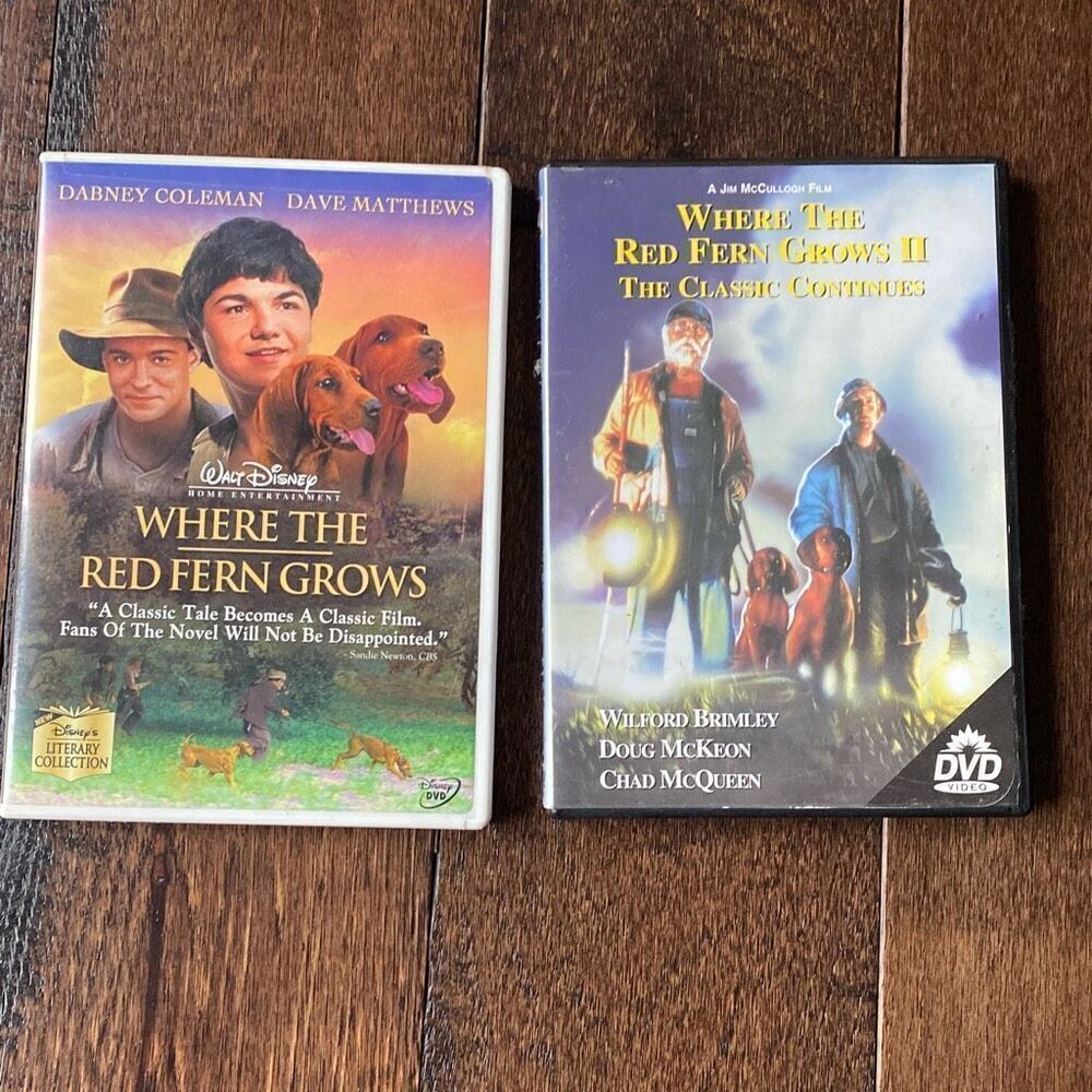 Where‎ the red fern grows 1 and 2 DVD movie set